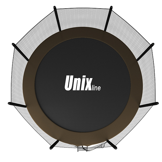 Батут UNIX line 8 ft Black&Brown (outside)