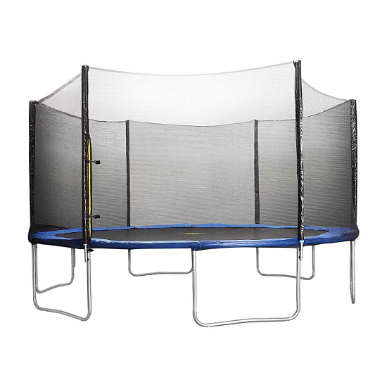 Батут с сеткой "Trampoline" black диаметр 430см