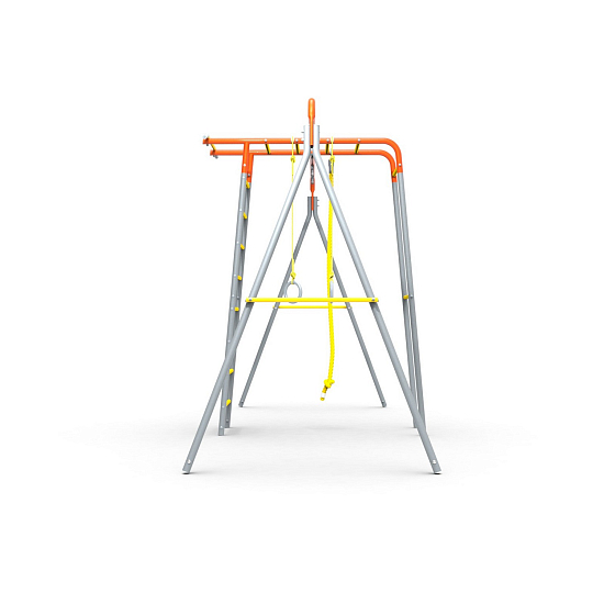 картинка УДСК-5.2 "Тарзан-К2" с двумя доп. секцией "Качели" оранжевый/серый от магазина Лазалка