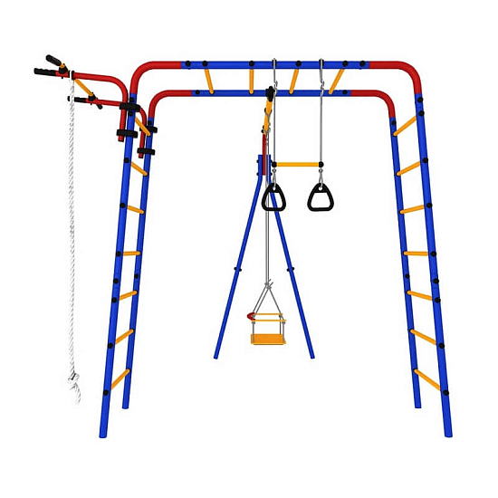 Детский спортивный комплекс для дачи  ROMANA Веселая лужайка
