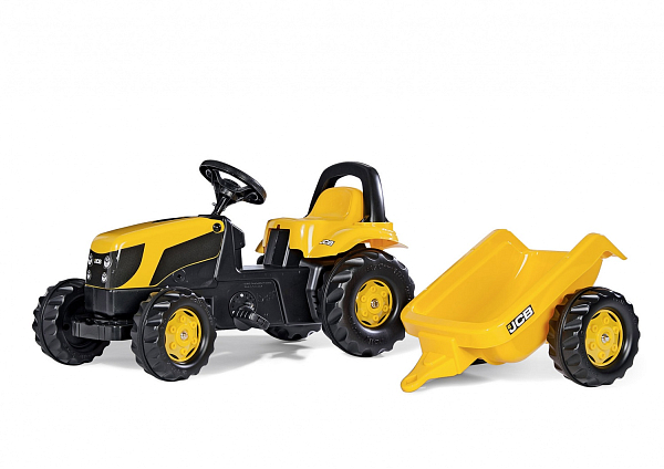 Детский педальный трактор Rolly Toys Kid JCB 12619