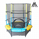 Батут с сеткой DFC Jump Kids 55INCH- диаметр 140см (желто-голубой)