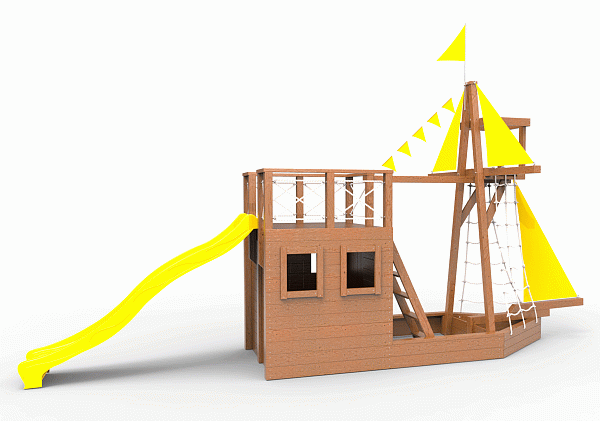 Детская площадка "Корабль Ветерок" Оптимус