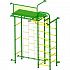 Детский спортивный комплекс ДСК "Пионер 10 лестница" зелено-желтый