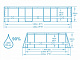 картинка Каркасный овальный бассейн 300х200х84 см, 3668л, фильтр-насос 1249 л/ч, Bestway, 56617 BW от магазина Лазалка