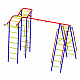 Детский спортивный комплекс для дачи Пионер "Вираж плюс" (Без качелей)