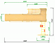 Детская площадка - деревянная горка Пикник "Зима №3" с рукоходом
