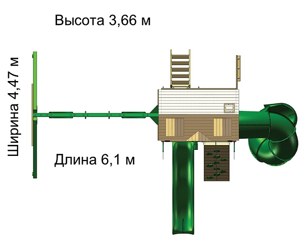 Игровой комплекс «Альпинист Ривьера, Клабхауз»