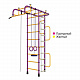 Детский спортивный комплекс ДСК "Пионер-3" 3-х опорный пурпурный-желтый