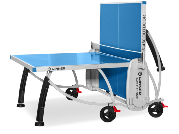 картинка Теннисный стол всепогодный "Winner S-480 Outdoor" (274 х 152,5 х 76 см) с сеткой от магазина Лазалка