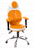 Кресло детское КS Trio оранжево-белое