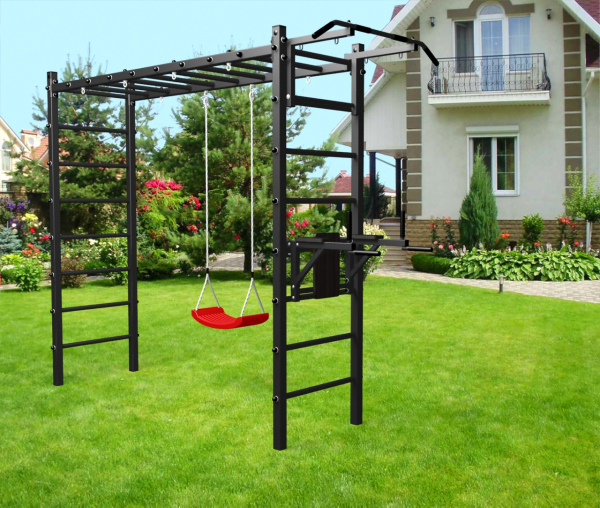 Уличная шведская стенка Sv Sport рукоход У515 (Турник/Брусья/"Лодочка")