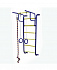 Детский спортивный комплекс ДСК "Пионер-7" (пристеночный) сине-желтый