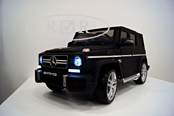 Электромобиль детский RiverToys Mercedes-Benz G63 (черный) с дистанционным управлением