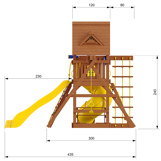 Детский игровой комплекс Fort-3