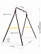 картинка Одиночные Качели  Rokids УДК-2.01 ( шоколад ) от магазина Лазалка