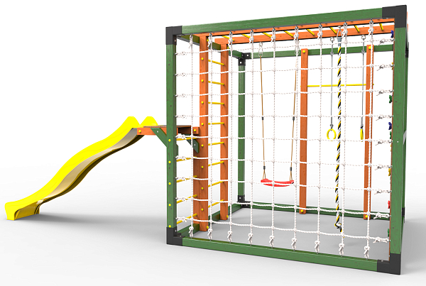 Детская площадка Куб "Вега" с горкой